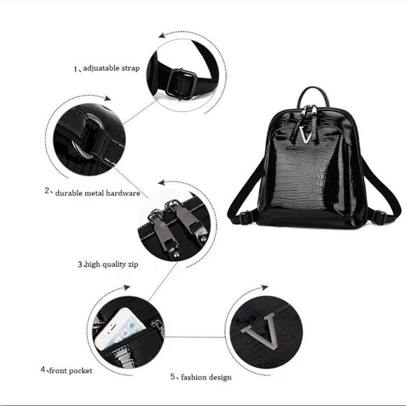 Water resistant Anti-theft Shoulder Bag - Picture 8 of 10